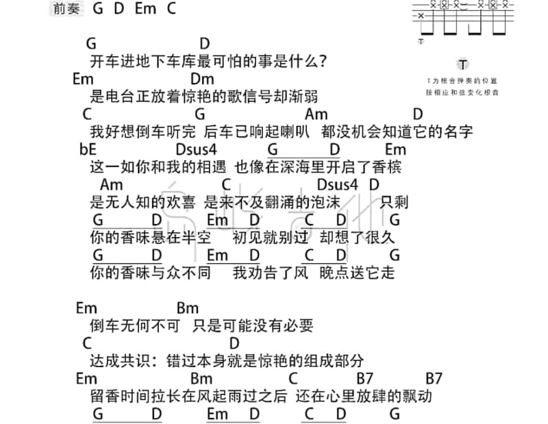 《看屋檐滴雨》吉他谱_寂悸