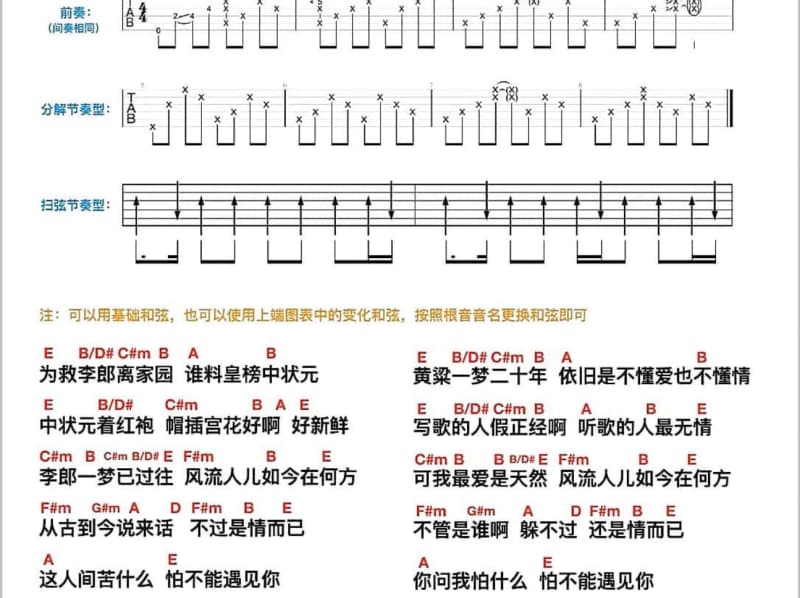 《你的承诺》吉他谱_黄秋分