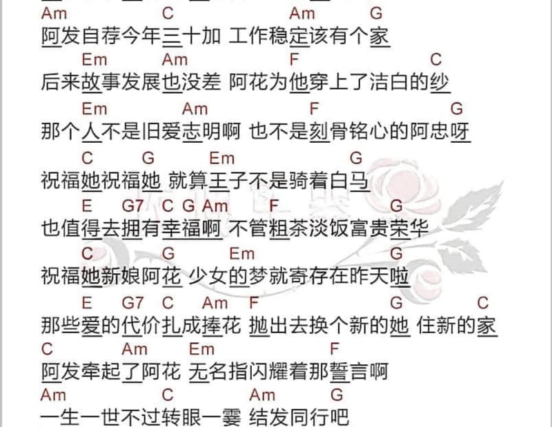 《记得我是谁》吉他谱_金婷婷
