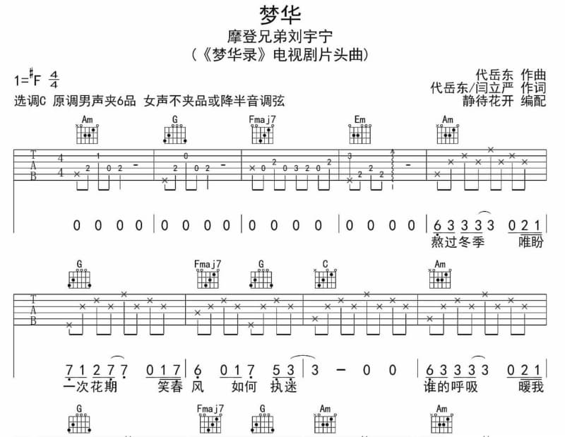 《极海的另一边》吉他谱_婧