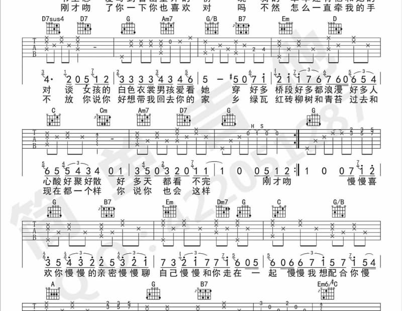《恋爱告急》吉他谱_鞠婧祎