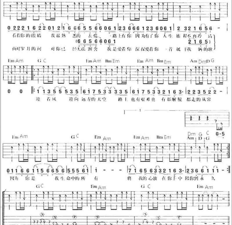 《燃光》吉他谱_马里奥