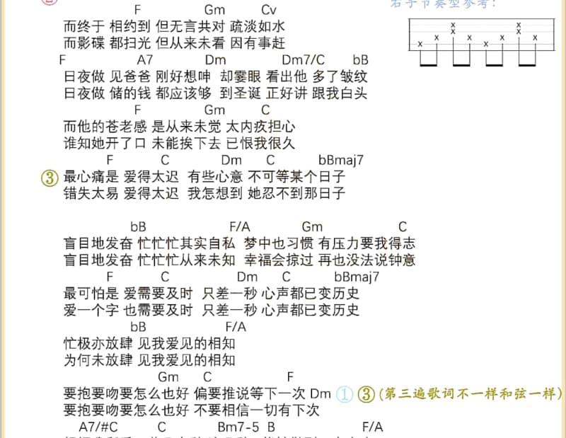 《醉美我家乡》吉他谱_雷艳