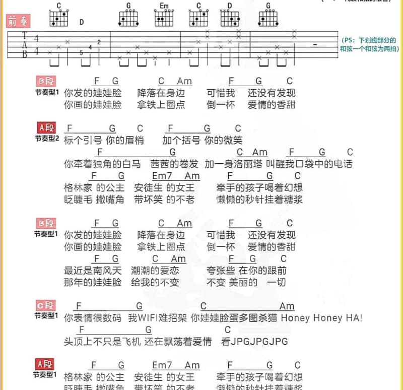 《Bars》吉他谱_马思唯