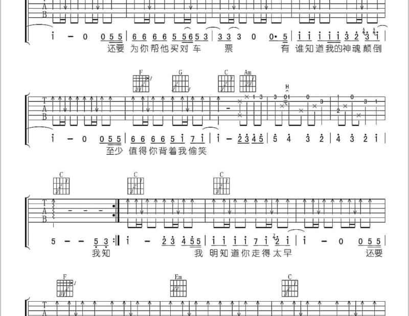 《瑞金颂》吉他谱_李庆芳