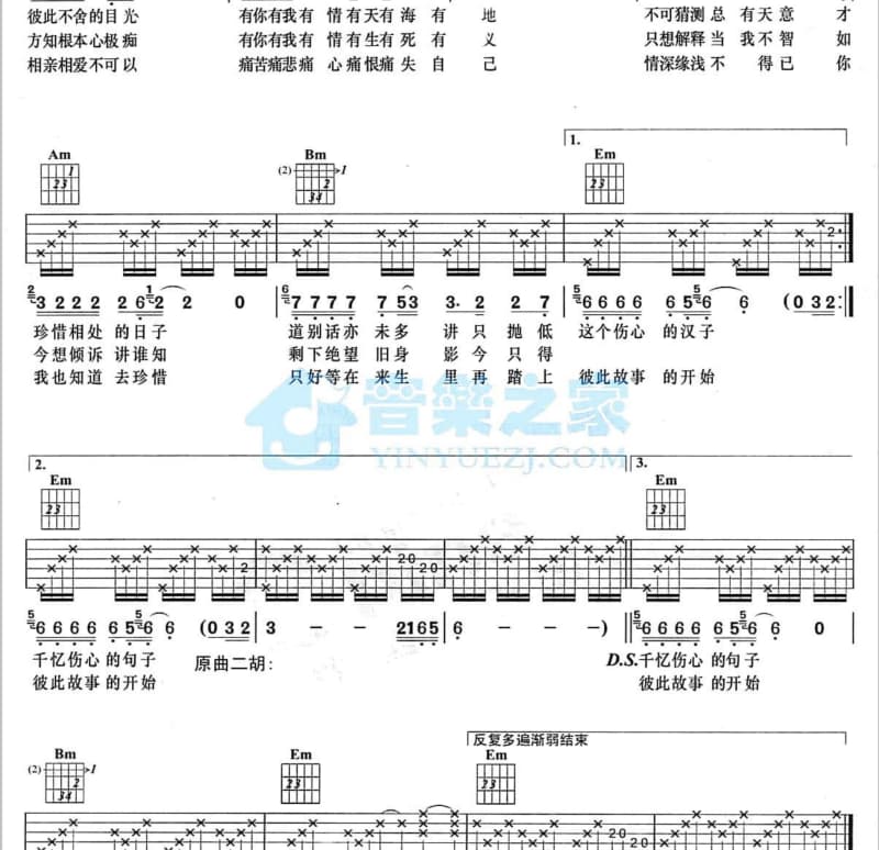 《六盘山》吉他谱_马希尔
