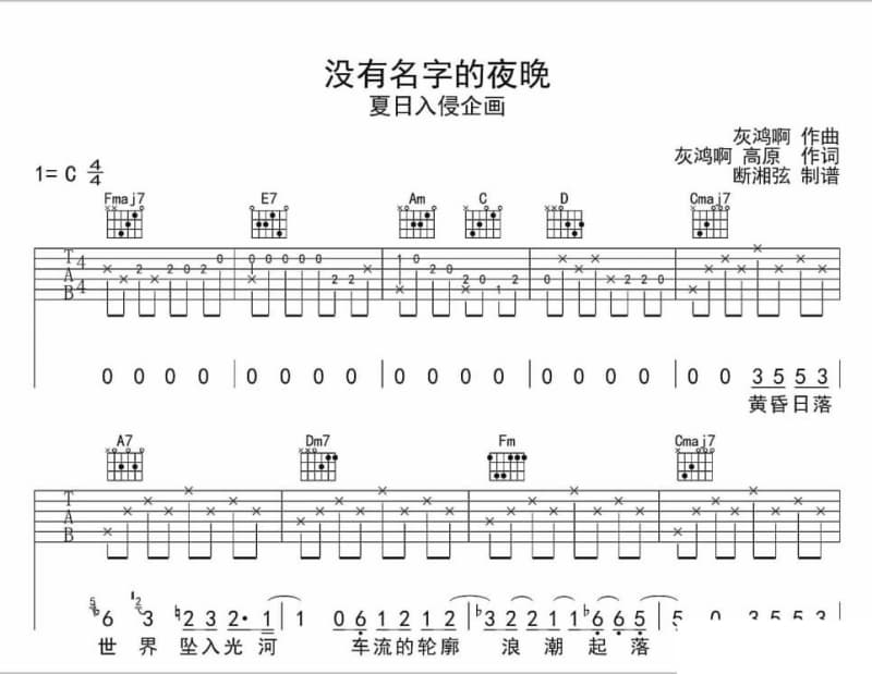 《蝶儿蝶儿满天飞》吉他谱_梁琳