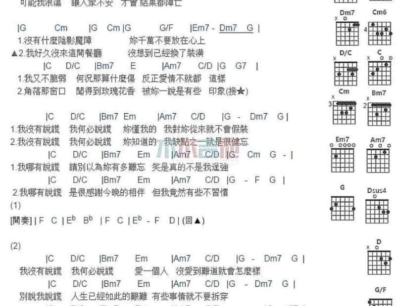 《小王子》吉他谱_林可昕