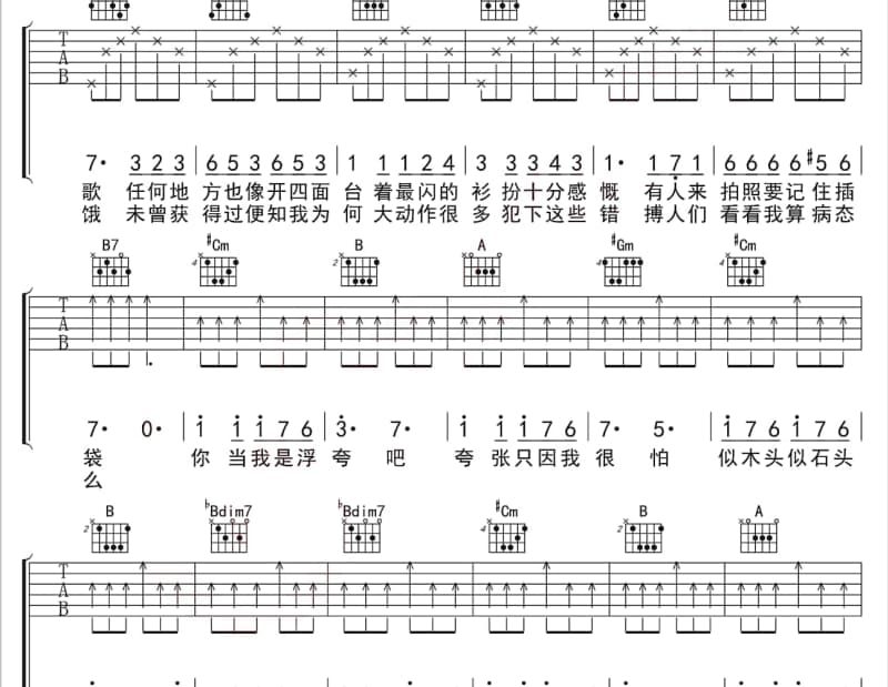 《同窗之情》吉他谱_费娜百灵鸟