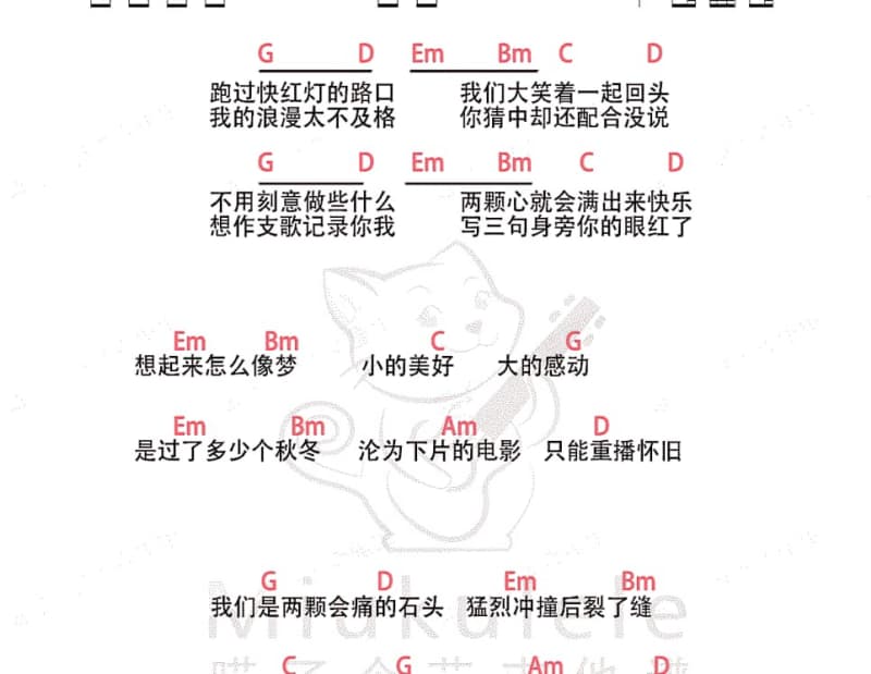 《你是否幸福》吉他谱_林秋风
