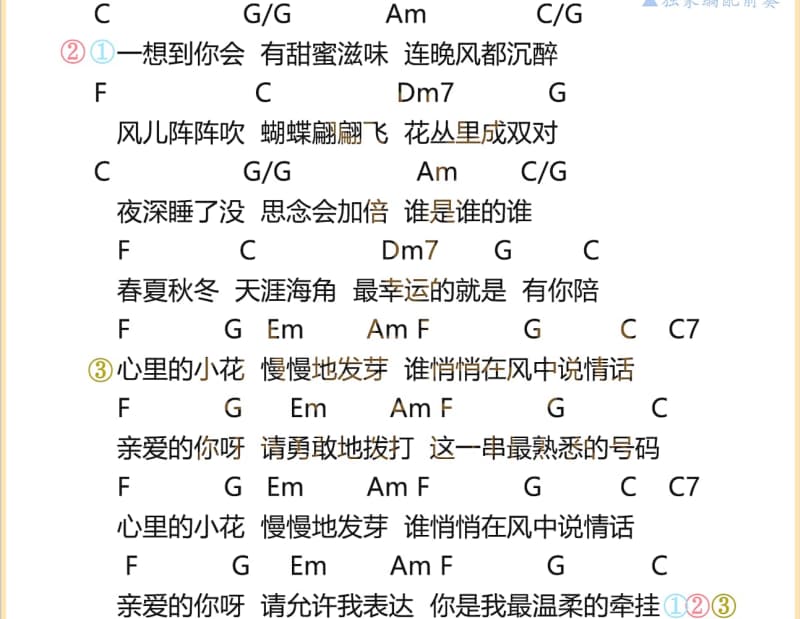 《笛子姑娘》吉他谱_林忆莲