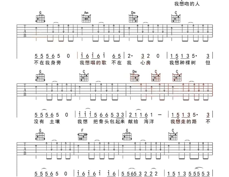 《要不要》吉他谱_林忆莲