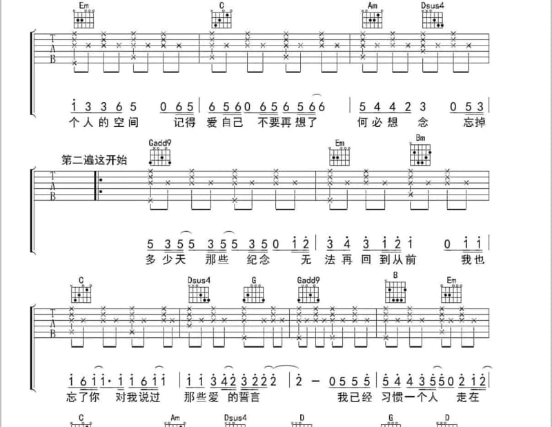 《一分钟都市一分钟恋爱》吉他谱_林忆莲