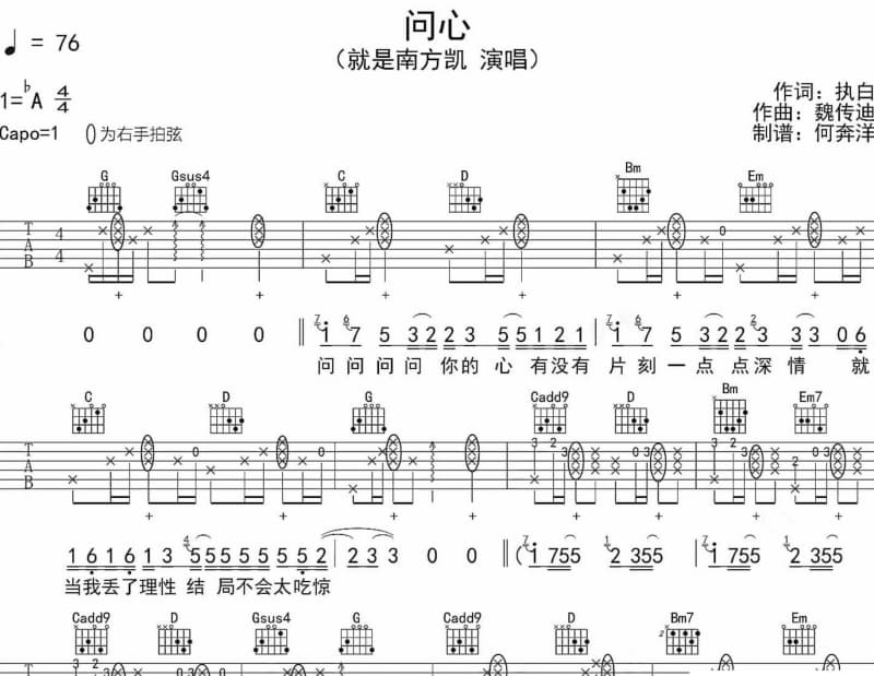 《万里草原风》吉他谱_龙梅