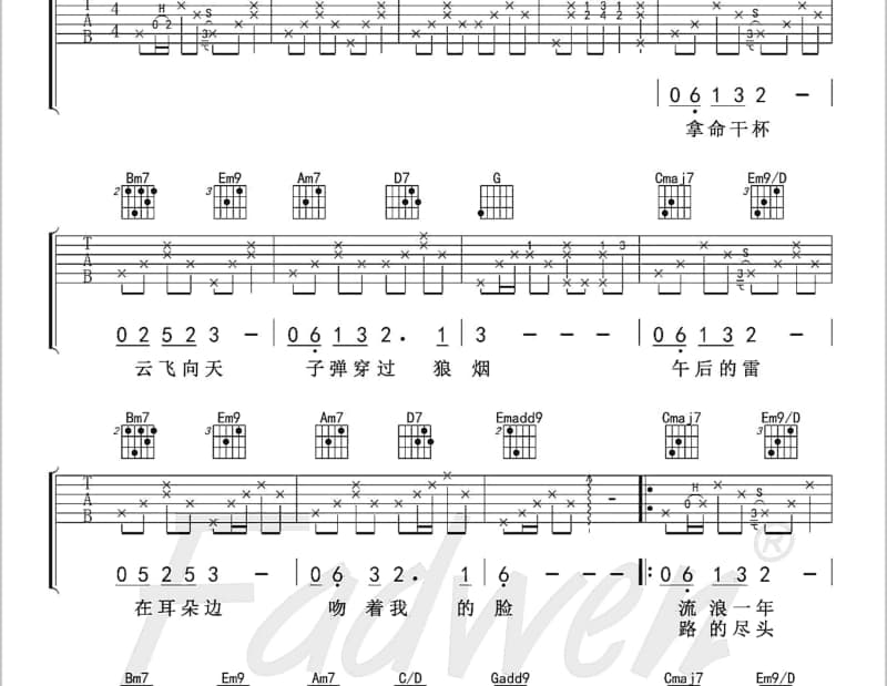《老娘们》吉他谱_鹿小乐