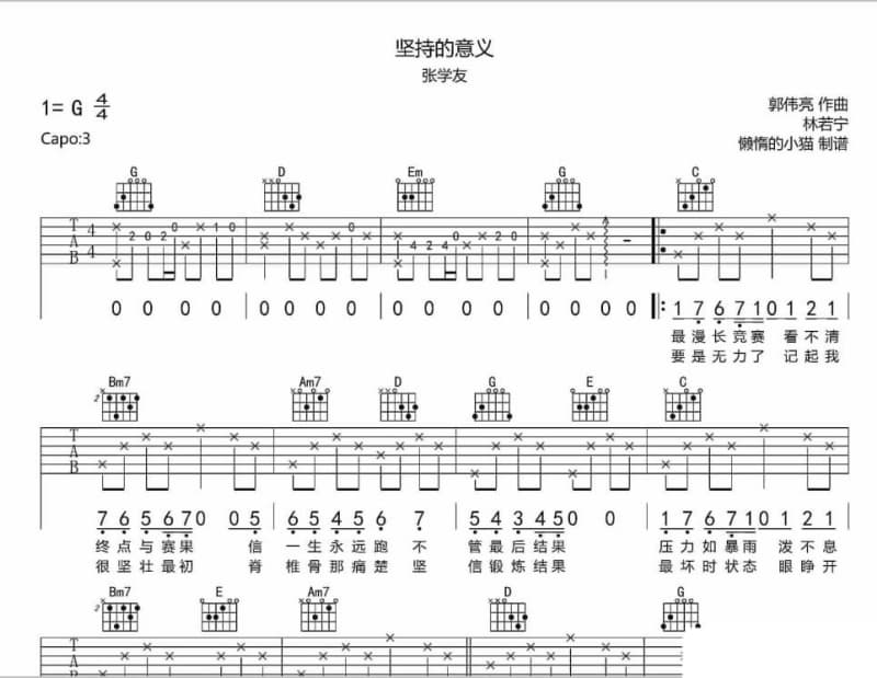 《情洒乌蒙》吉他谱_禄代娇