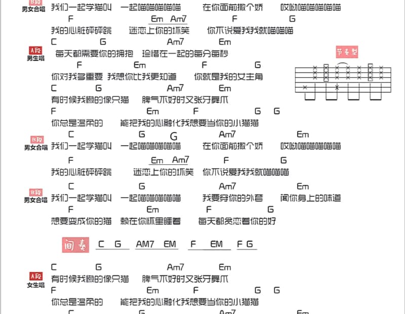 《第一次》吉他谱_璐嘉