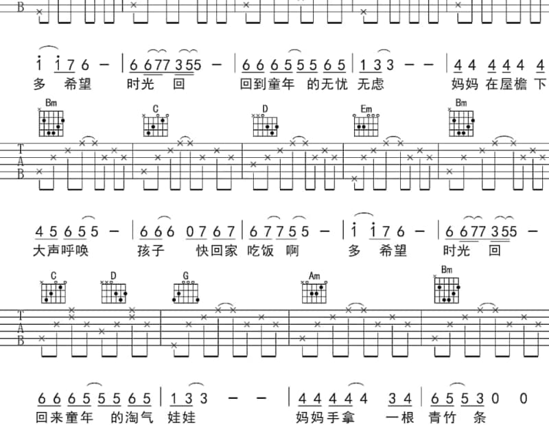 《万分之一》吉他谱_璐嘉