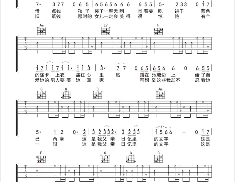 《随意随意呀》吉他谱_洛天依