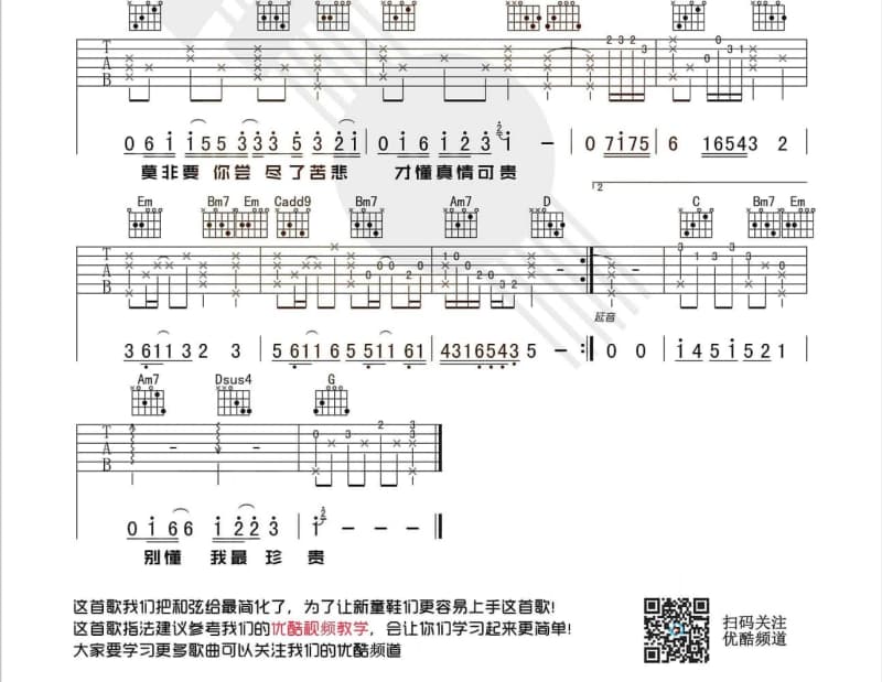 《心碎在海边》吉他谱_马绪真