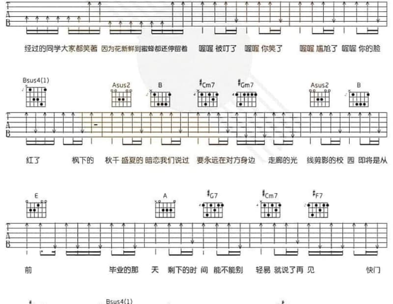 《春梦》吉他谱_美衫儿