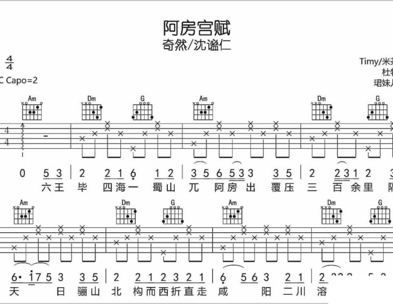 《因为我还爱你》吉他谱_门丽