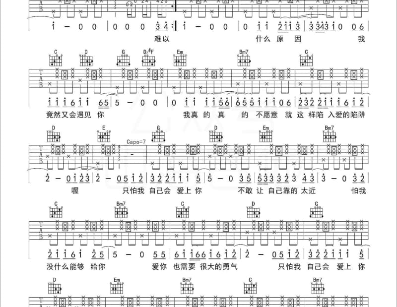 《You Are Everything》吉他谱_梦喃