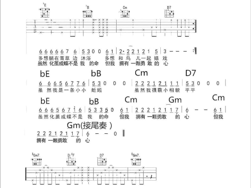 《皈依颂》吉他谱_黄帅