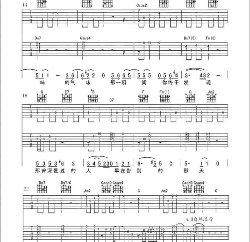 《原来的温暖》吉他谱_毛不易