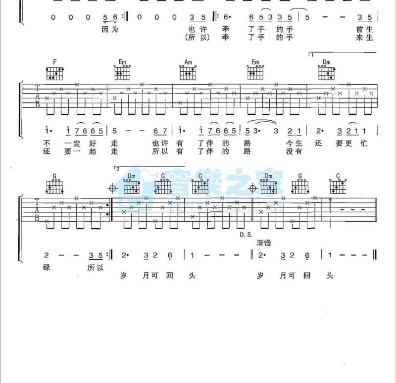《仰望雪域》吉他谱_孟文豪