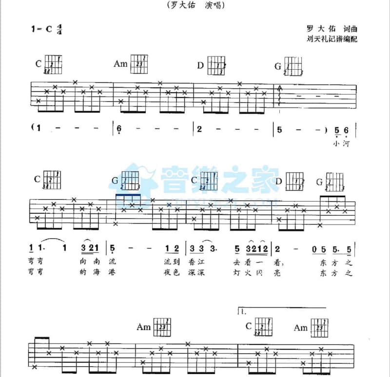 《学会看开》吉他谱_沐可儿