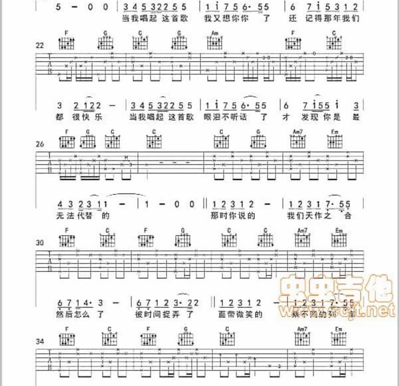 《Name of Love》吉他谱_那奇沃夫