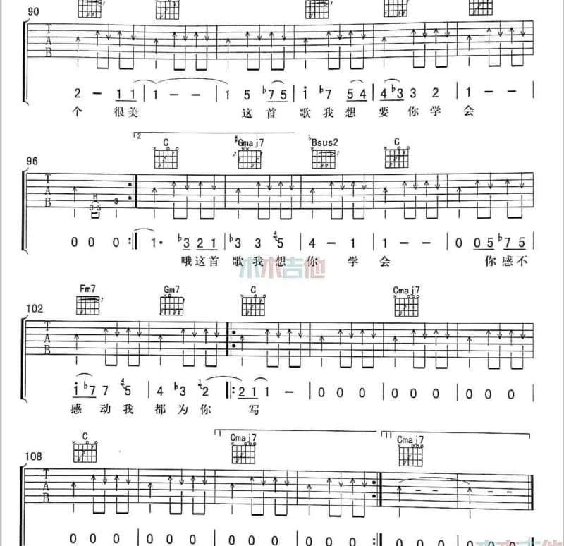 《奶油》吉他谱_你的大表哥曲甲