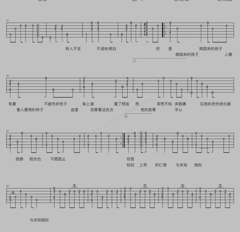 《闹钟》吉他谱_你的大表哥曲甲
