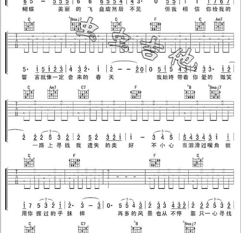 《Hallelujah》吉他谱_欧阳靖