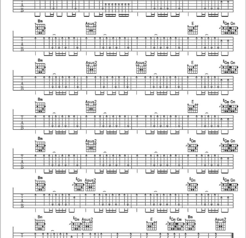 《同学寄》吉他谱_祁隆