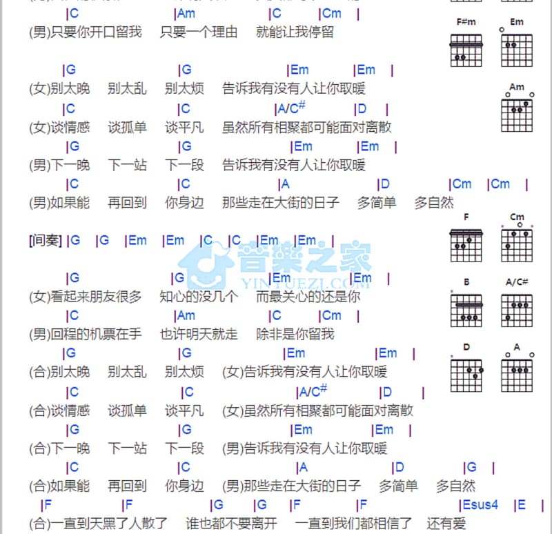 《北京以南2》吉他谱_前冲