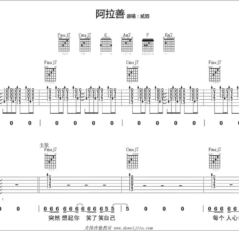 《口水多过茶》吉他谱_邱清云
