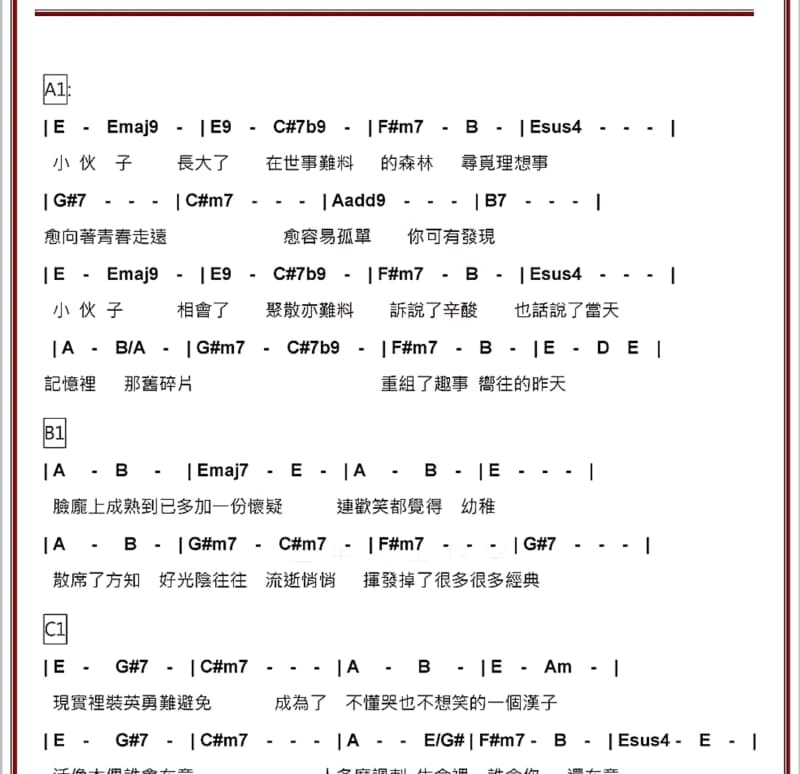 《你是他最爱的人》吉他谱_邱琢然