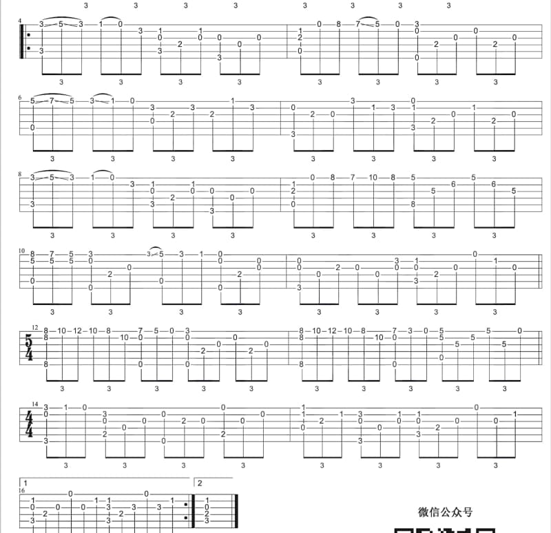 《流淌在梦里的歌》吉他谱_曲调悠扬