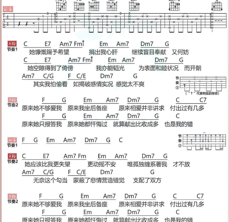 《最爱就是你》吉他谱_群可