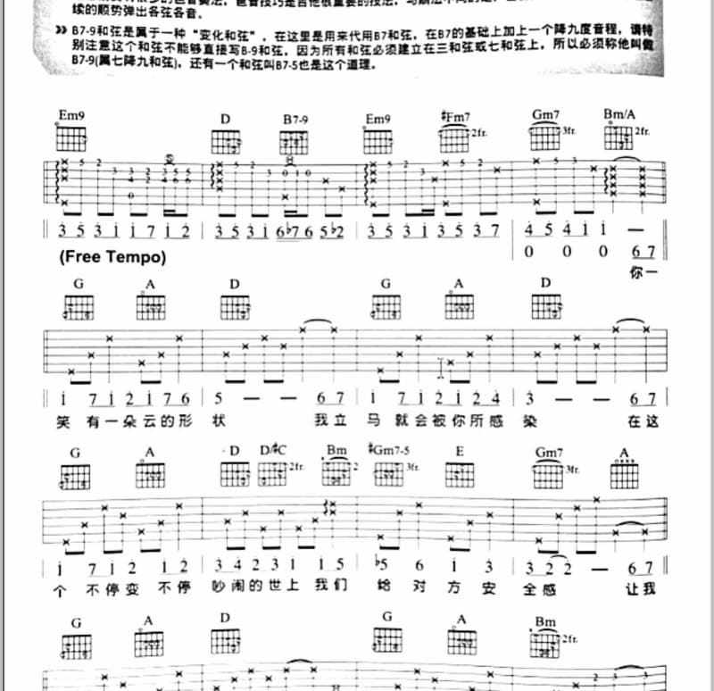 《观音菩萨赞》吉他谱_桑吉平措