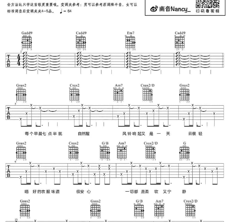 《我爱的人不爱我》吉他谱_沙靖杰