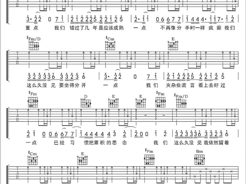 《般若波罗蜜多心经》吉他谱_慧普法师