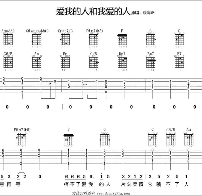 《思念》吉他谱_尚士达