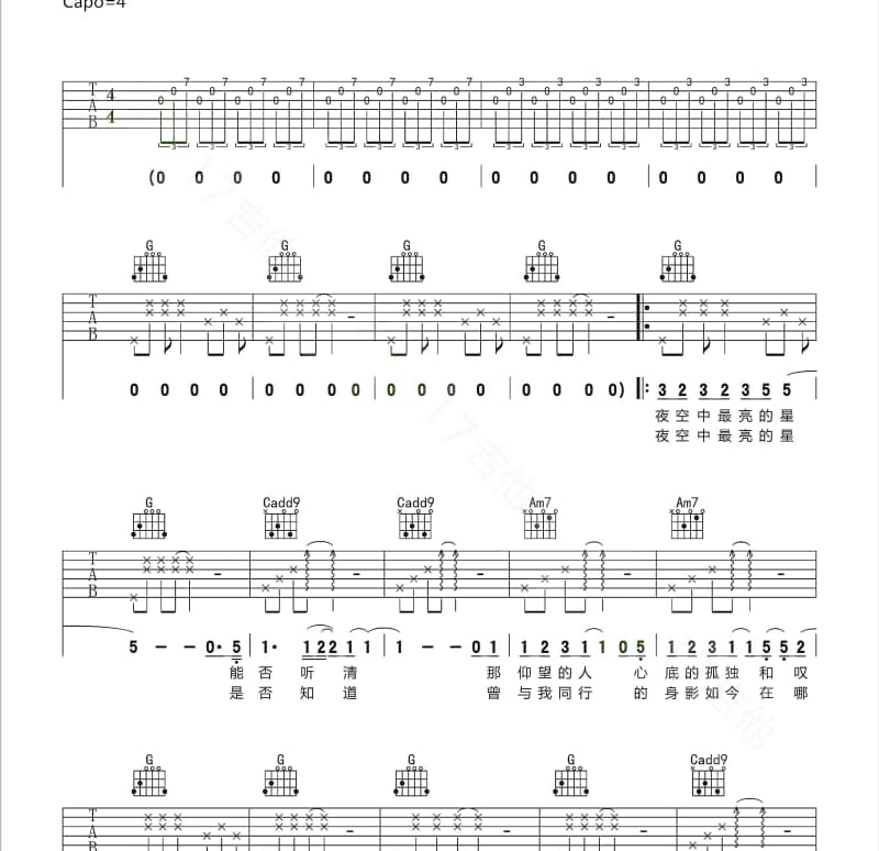 《青い棘》吉他谱_神山羊