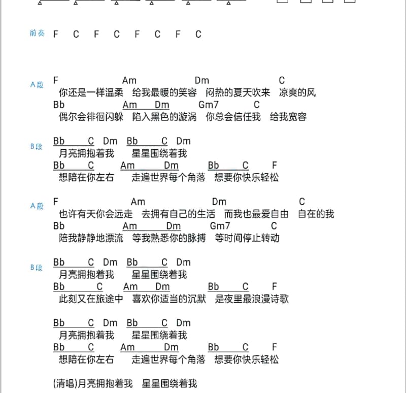 《灰》吉他谱_石白其