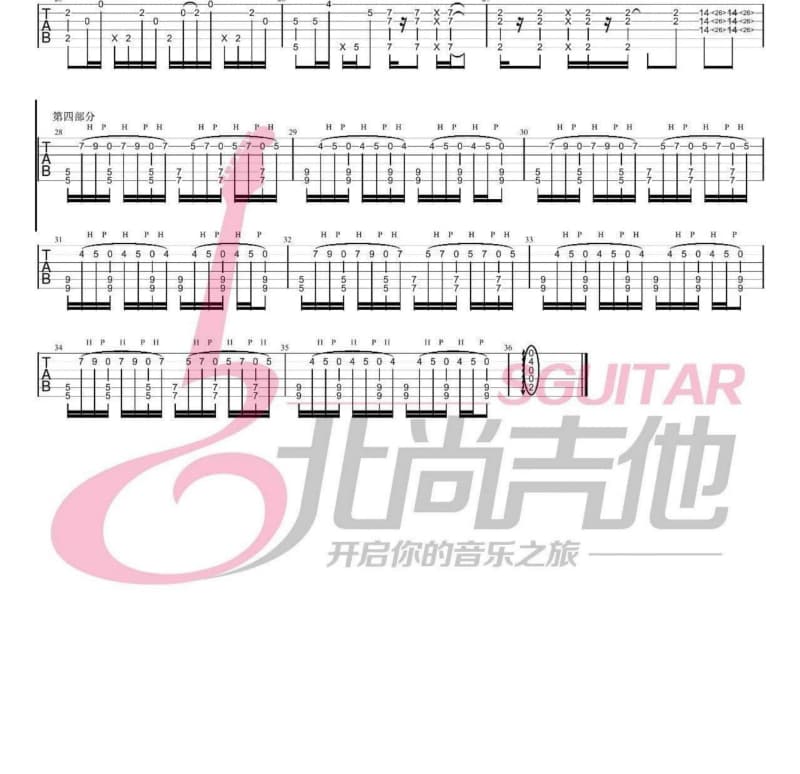 《真情总会留下伤感》吉他谱_宋伟峰
