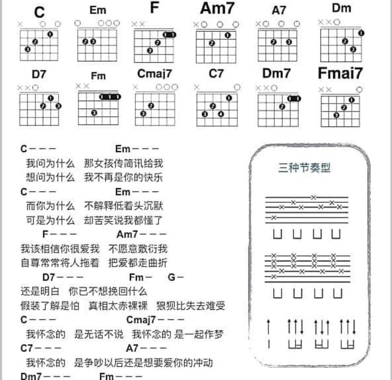 《笑颜》吉他谱_苏威