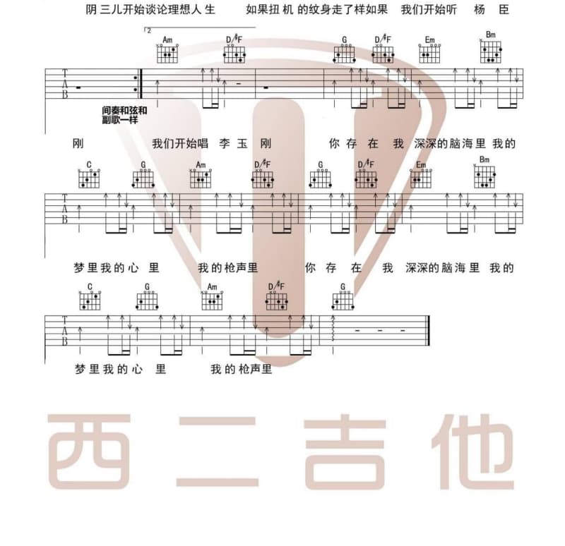 《Love Me When Yor Want》吉他谱_苏永康